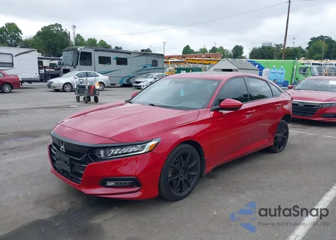 2018 Honda Accord Sport 2.0T из США, поврежденный, VIN 1HGCV2E37JA051084